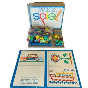 Steck Mosaik Baukasten Mosaic Pegboard Building Toy Creative Play Set
